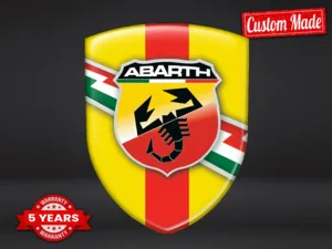 Fiat Abarth Insignias Rendimiento Máximo Estilo Pro Duradero